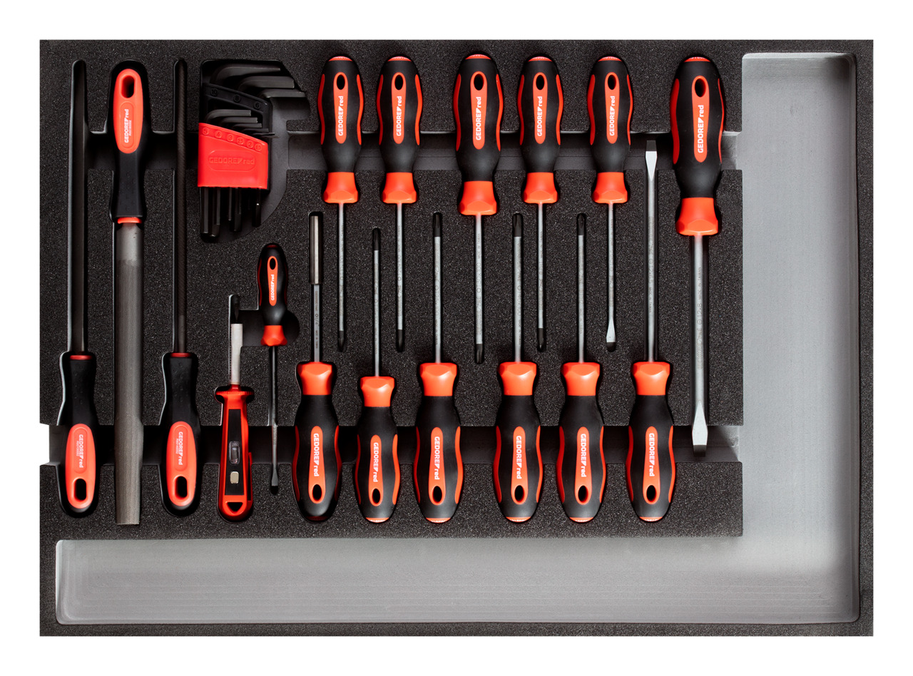 R22350002 Tool set screwdrivers and files