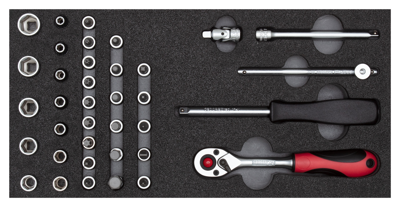 R22150006 Socket wrench set 1/4