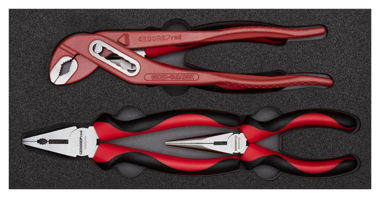 R22150018 Set of pliers in 1/3 module 4 pieces