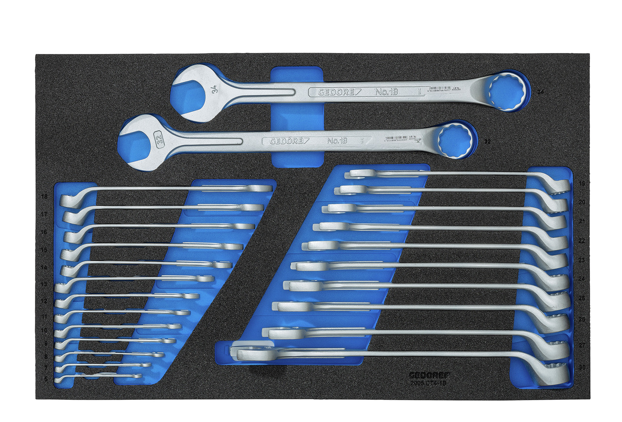 2005 CT4-1B Combination spanner set in 4/4 Check-Tool-Module
