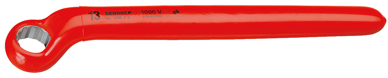 VDE 2 E VDE Single ended ring spanner deep offset