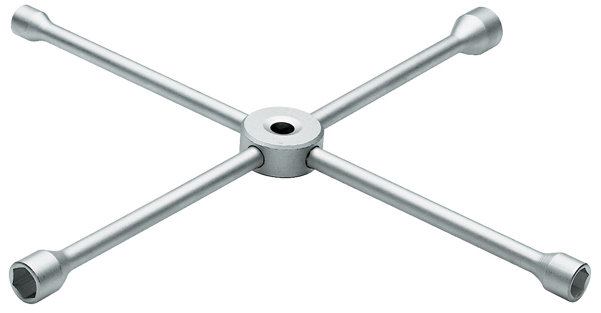 28 PR + 28 PRV Universal 4-way wheel wrench for cars and small trucks