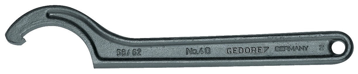 40 Hook wrench with nose