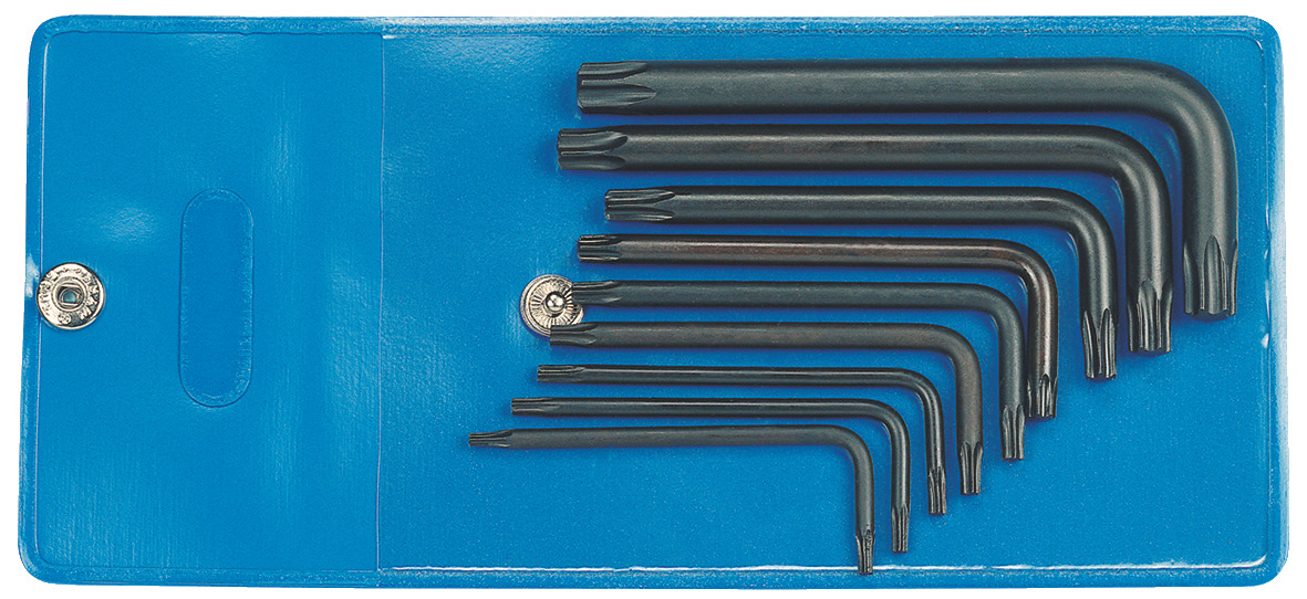43 TX-09 Cranked socket screwdriver set for recessed TX screws