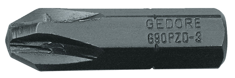 690 PZD Screwdriver bit 1/4