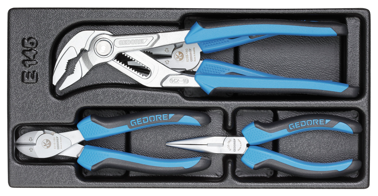 1500 ES-145 Pliers assortment in 1/3 ES-Module