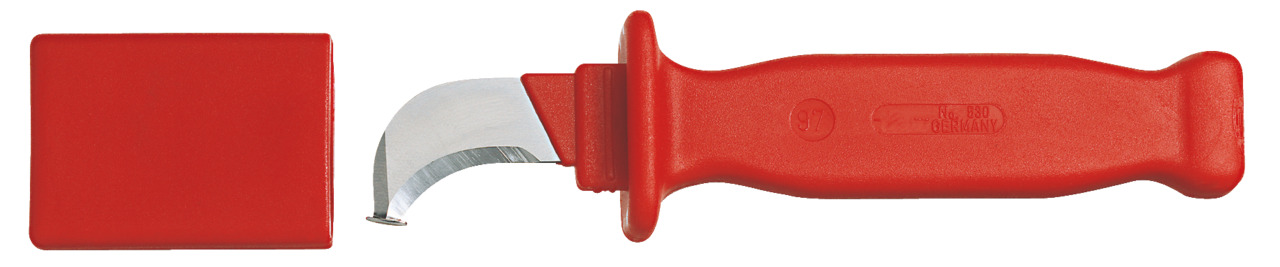 VDE 4527 VDE Cable knife with hooked blade