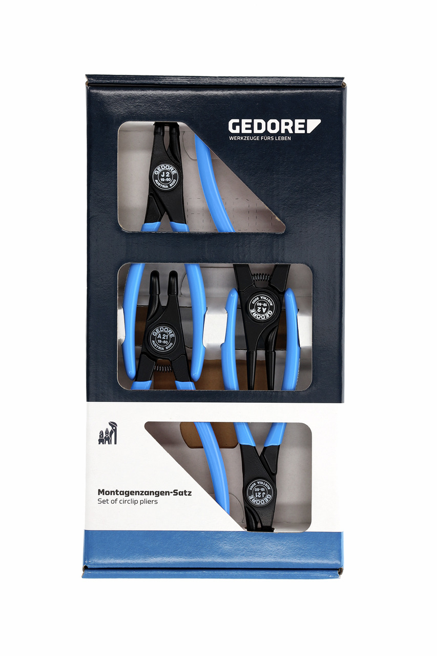 S 8000 Circlip pliers set 4-pieces