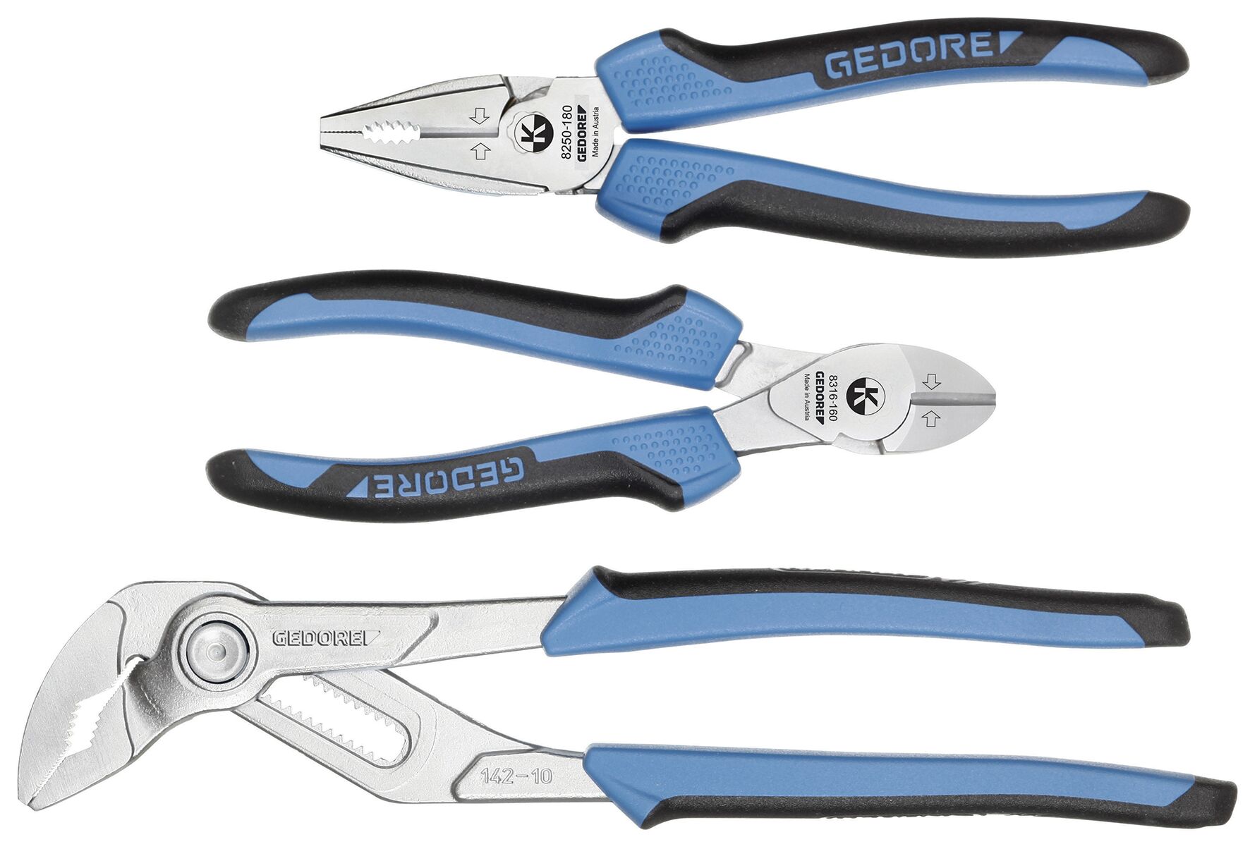 S 8303 JC Pliers set, 3 pcs