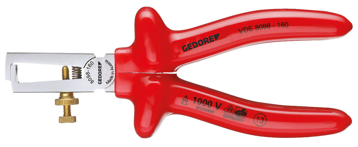VDE 8098 VDE Wire stripper with VDE dipped insulation