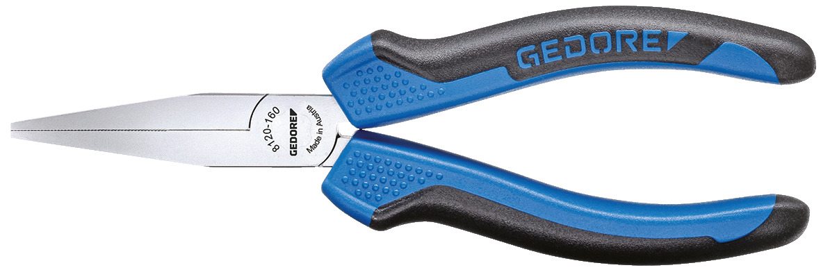 8120 Flat nose pliers without wire cutter, serrated