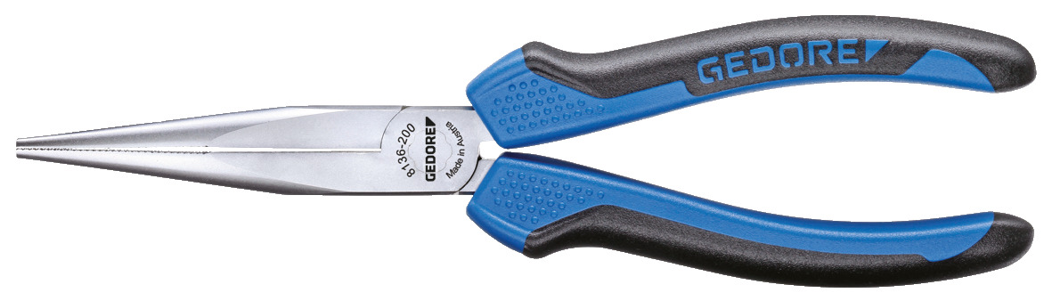 8136 Mechanics pliers without wire cutter, straight pattern